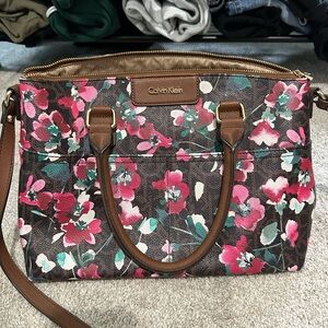 Calvin Klein floral bag